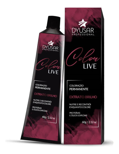 Coloração Permanente Color Live 5.0 Da Dyusar Cosméticos