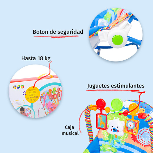 Bouncer Silla Mecedora Rocker Musical