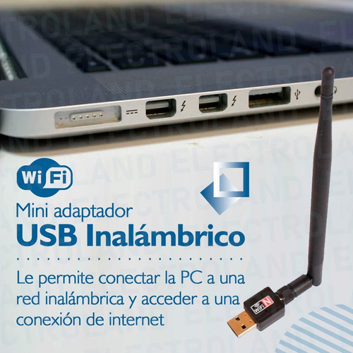 Imagen 3 de 10 de Wireless Antena Receptor Wifi 1200mbps Usb Pc Notebook