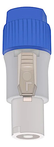 50 Conector Powercon Macho Linha Branco 20a Tipo Neutrik