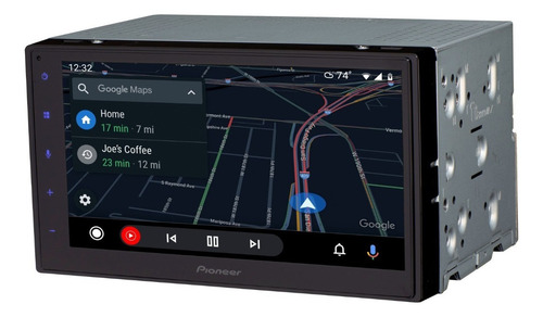 Rádio automática Pioneer DMH-160bt Carplay Android Auto Wireless