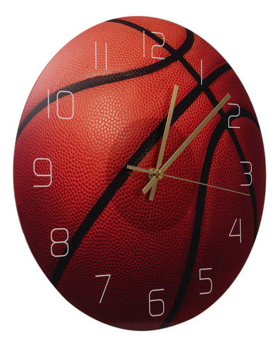 Basketball Acrylic Silent Wall Clock Bedroom Living Room Al