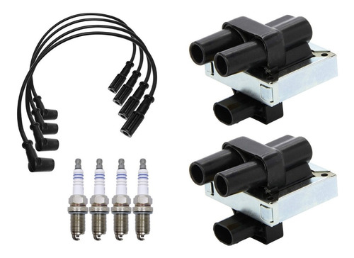 Kit Bobinas Cables Bujias Fiat Palio Duna Uno 1.3 Mpi Fire