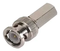 Comprar 1 Conectores Bnc Macho De Enroscar Siames Coaxial Rg59 Cctv