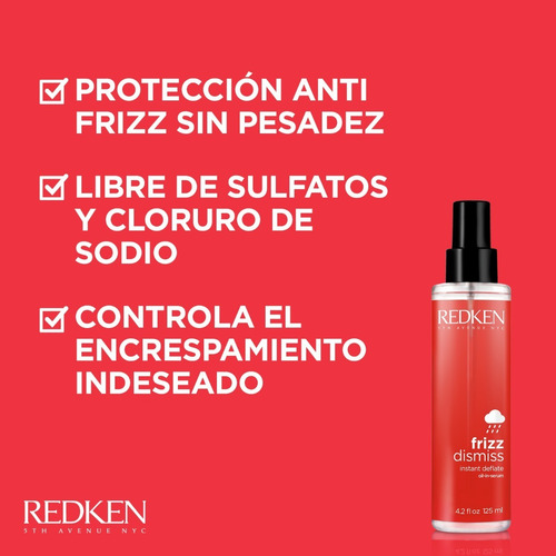 Imagen 2 de 4 de Serúm Protector Anti-humedad Para Cabello Con Frizz 125 Ml