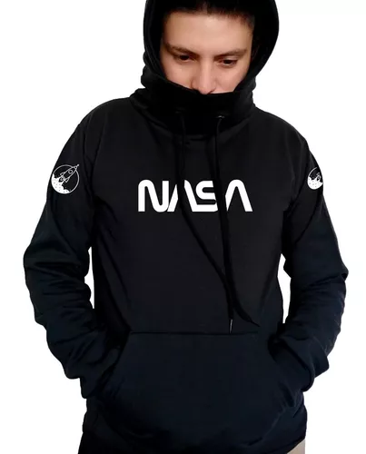 Puntero atención Visión general Sudadera Nasa Logo Hombre Envio Gratis Con Gorro Cuello Alto