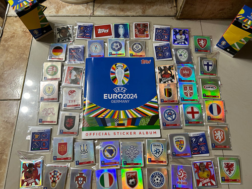 Album Tapa Dura Eurocopa 2024 Con 686 Barajitas Para Pegar