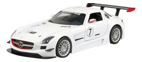 Motor Max Mercedes Benz Amg Gt3 1:24 Color Blanco 7
