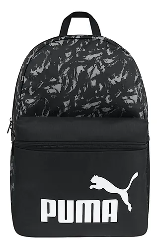 Mochila Puma Mujer Lila Casual Escolar 7548756 Diseño De La Tela Liso