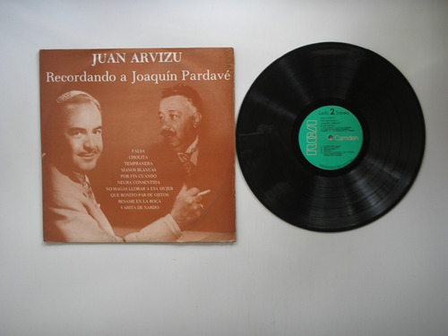 Lp Vinilo Juan Arvizu Recordando A Joaquin Pardave Colombia 