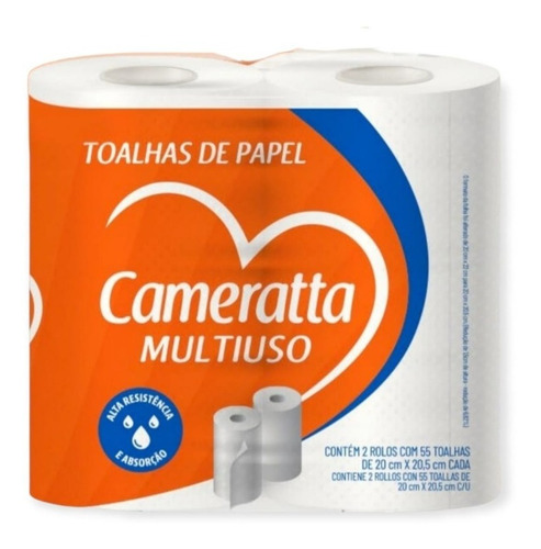 Toalla Papel De Cocina Doble Hoja Funda 12 Packs X200 Toalla