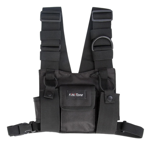 Radio Chest Harness Rig Holster Pack, Two Way Radio Bag