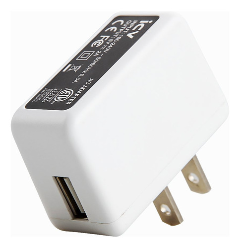 Cargador De Pared Usb Icv: Adaptador De Alimentacion De Ca