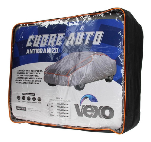 Funda Universal Cubre Auto Antigranizo Talle M