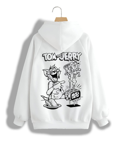 Buzo/hoodie Tom And Jerry - Series Aesthetic Unisex