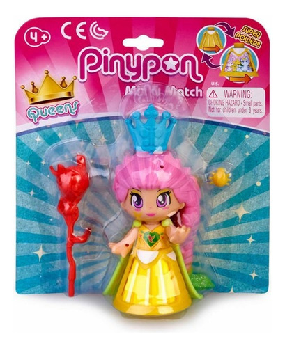 Muñeca Pinypon Reinas Mágicas Queens Mix & Match Famosa