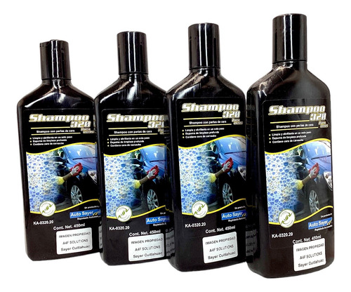 Shampoo Automotriz Con Perlas De Cera Sayer Ka-0320 4 Pza