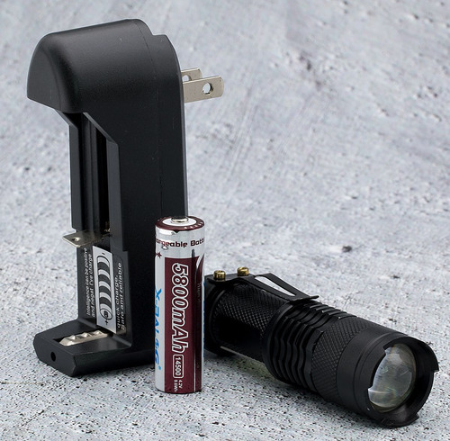 Yl Linterna Portatil Recargable Usb Militar Tactica Led Sk68