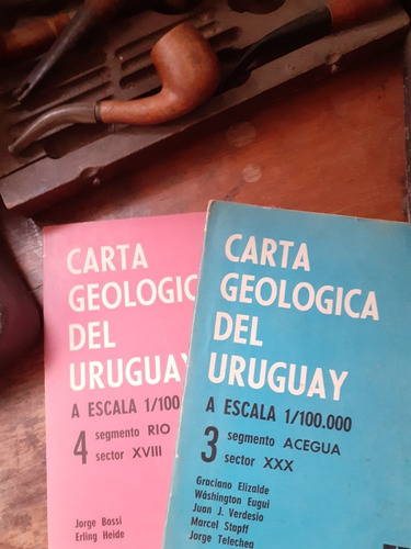 Carta Geologica Del Uruguay - Segmento Acegua Y Río Arapey