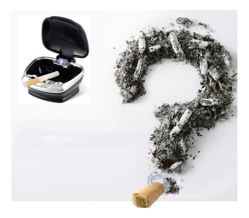 Cenicero Portátil Para Coche, Soporte Para Cenizas De Cigarr