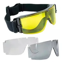 Comprar Oculos De Proteção Airsoft Rossi Tiro Esportivo Paintball Cor Preto