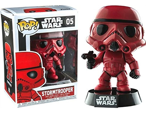 Figura De Acción Funko Pop Stormtrooper Rojo