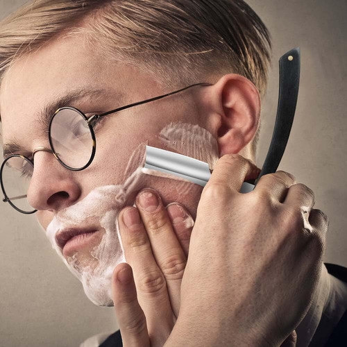 Razor Profesional De Borde Recto, Navaja De Afeitar Recta