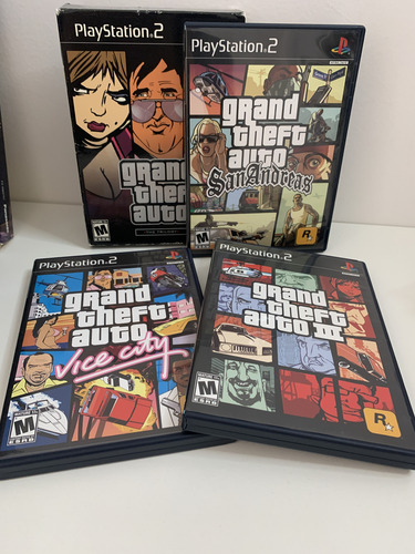 Gta The Trilogy Ps2 3 Jogos 100% Originais Completos Mapas (Usado)