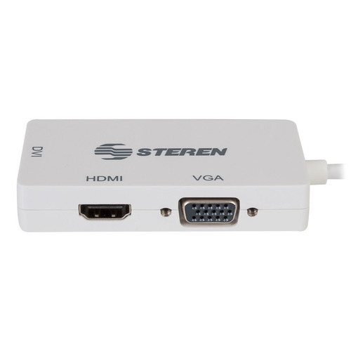 Imagen 2 de 7 de Adaptador Mini Displayport Thunderbolt A Vga Hdmi Dvi Steren