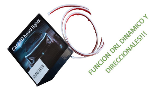 Tira Led Drl Dinámica P/cofre Flexible Con Direccional