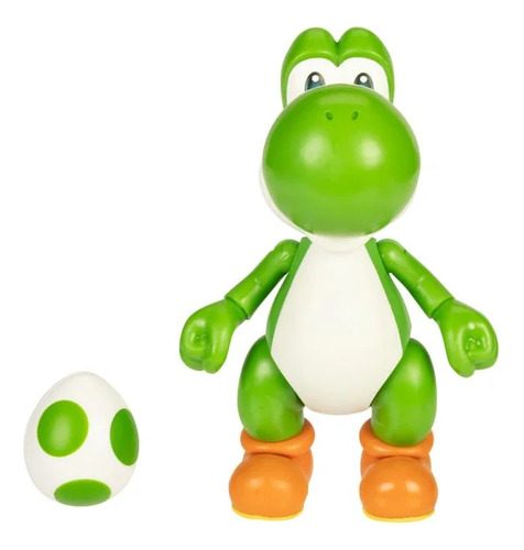 Set De 5 Figuras Mario, Wave 36, 10cm Altura Articulada