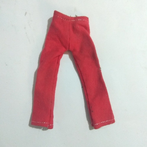 Barbie Ropa Para Muñeca Pantalón Rojo Pesquero Rosa (Usado)
