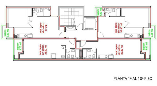 Imagen 2 de 17 de Departamento En Venta De 1 Dormitorio En Rosario