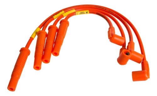 Cables De Bujia Competicion Ferrazzi 9mm Fiat Uno Fire 1.3 1.4 8v 1 Sola Bobina 