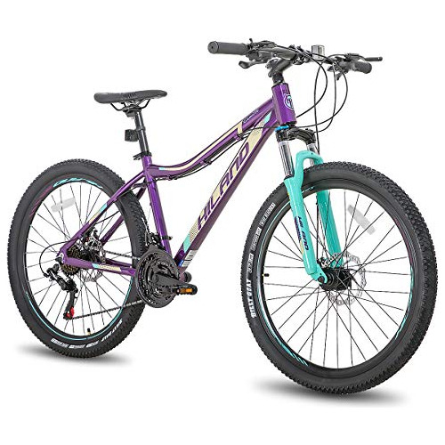 Hiland Bicicleta De Montaña De 26 Pulgadas Para Mujer, 21 Ve