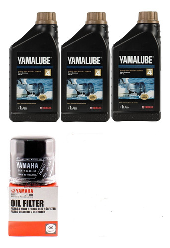 Kit De Cambio De Aceite Original Yamaha 60 Hp 4t