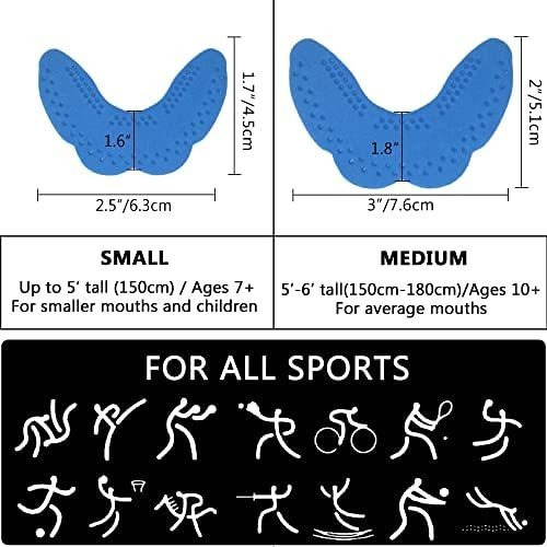 Imagen 4 de 6 de Uptthow 2pcs Reuseable Mouth Guard Sports Retainer For Adult
