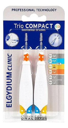 Elgydium Clinic Cepillo Interdental Trio Compact 123 