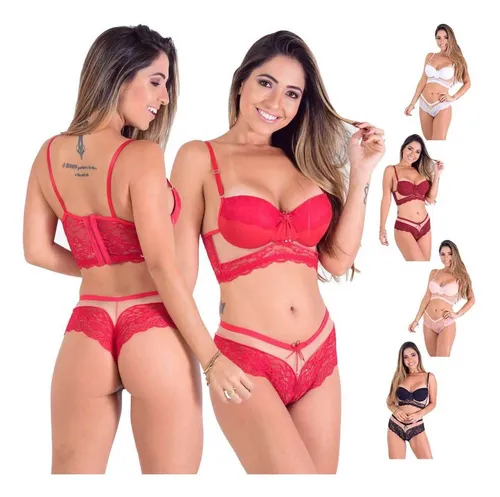 Kit 10 Conjuntos Soutien Suti Calcinha Frete Gr tis Brasil