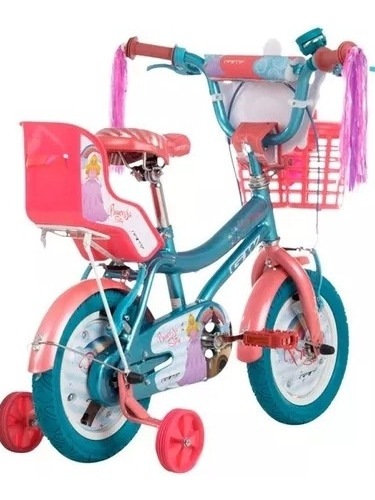 Bicicleta Niña Gw Rin 12 Con Accesorios Princess