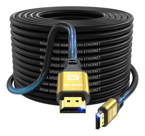 Jojobnj Cable Hdmi De 75 Pies, 4k 60hz, Cable Hdmi 2.0 De Al