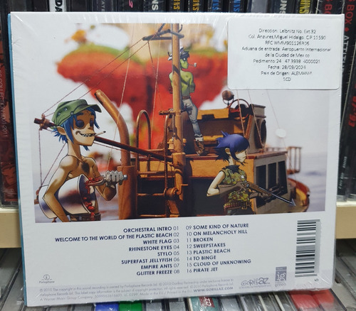 Cd Gorillaz Plastic Beach Importado Digipack (Usado)