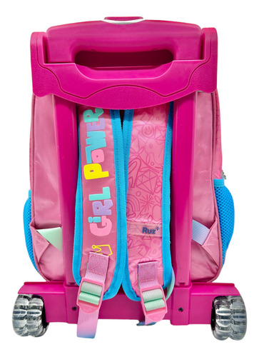 Mochila Princesas Original Con Carrito Preescolar Kinder