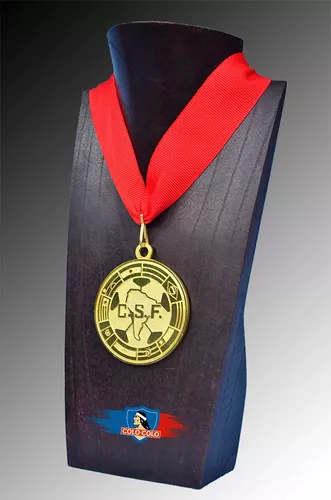 medallas de campeón con cinta. bandera. concurso de premios