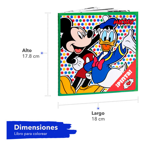 Libro Para Colorear Con 1001 Stickers Mickey