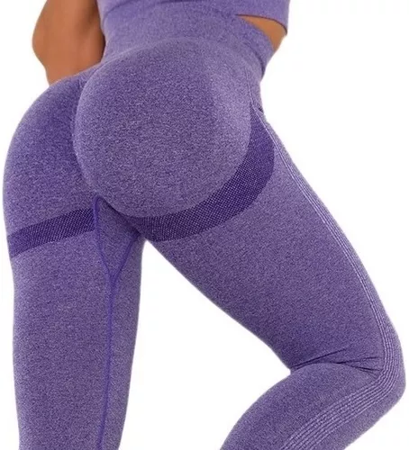 Leggins Deportivo Lycra Mujer S MORADO