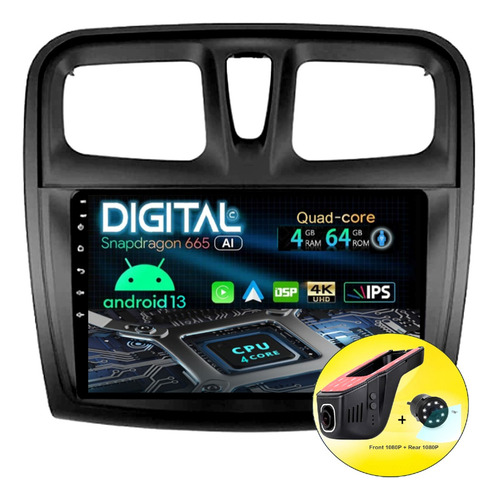 Radio Pantalla Android Renault Logan 2015/2020