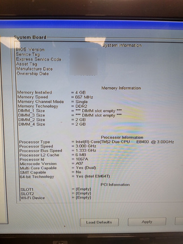 Dell Optiplex 4gb Ram Intel Dual Core 3.00ghz 500 Gb Hdd (Usado)