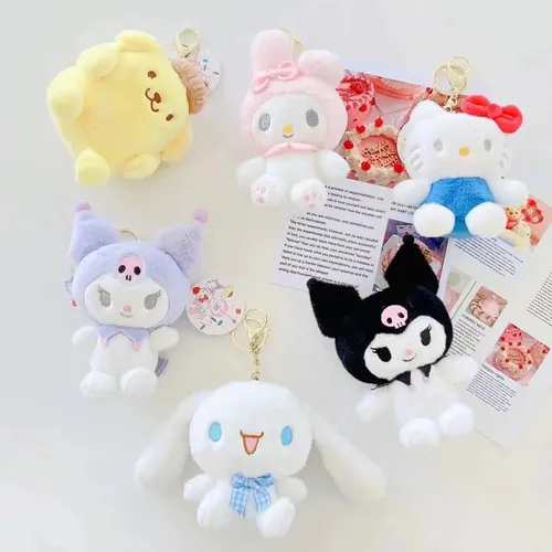 F Peluche Llavero Hello Kitty Y Sus Amigos 12 Cms