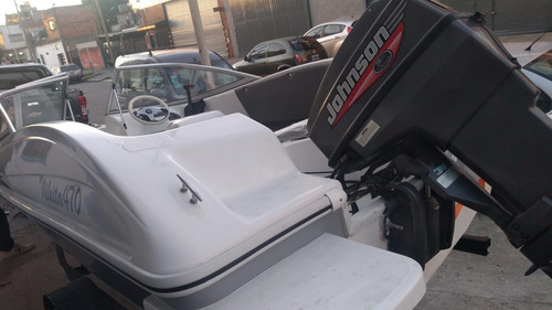 Imagen 2 de 8 de Lancha Open 4-70 0hs 2021 Full Completa Johnson 50 Hp Full